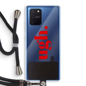 Ugh: Samsung Galaxy Note 10 Lite Transparant Hoesje met koord