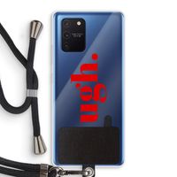Ugh: Samsung Galaxy Note 10 Lite Transparant Hoesje met koord