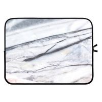 Gestreepte marmer: Laptop sleeve 15 inch