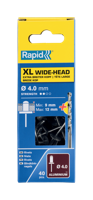 Rapid Blindklinknagels XL | Ø4 x 16 mm | Incl. Boor | 40 Stuks - 5000662