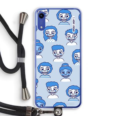 Gezichtjes: Honor Play 8A Transparant Hoesje met koord