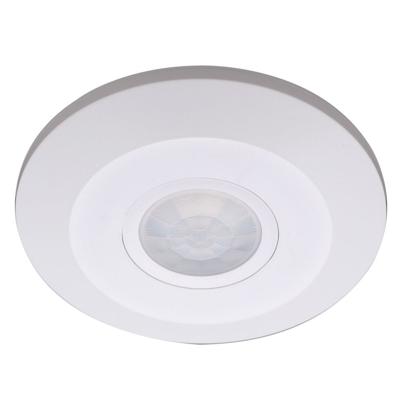 PIR bewegingssensor met schemerschakelaar - 360° - Opbouw - 6 meter bereik - Maximaal 1000 Watt - IP20 voor binnen - Wit