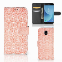 Samsung Galaxy J5 2017 Telefoon Hoesje Pattern Orange