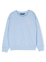 Ralph Lauren Kids sweat en polaire à logo brodé - Bleu - thumbnail