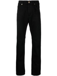 Versace jean droit à taille mi-haute - Noir