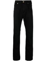 Versace jean droit à taille mi-haute - Noir