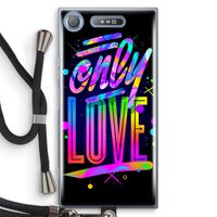 Only Love: Sony Xperia XZ1 Transparant Hoesje met koord