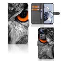 Xiaomi 12T | 12T Pro | Telefoonhoesje | Met pasjeshouder | Uil