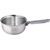 Steelpan/sauspan/juspan zilver 1,4 liter 16 cm van RVS