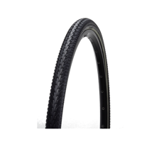 Hakuba buitenband, zwart met witte lijn, 28x1 5/8x1 3/8, etrto 37-622