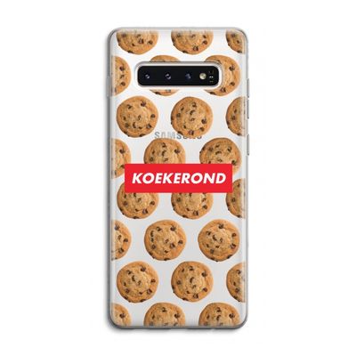 Koekerond: Samsung Galaxy S10 4G Transparant Hoesje