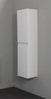Sub Online greeploze hoge kast met 2 deuren 145 x 30 x 30 cm, hoogglans wit