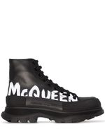 Alexander McQueen baskets montantes Tread Slick - Noir