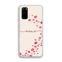 Kusjes: Samsung Galaxy S20 Transparant Hoesje