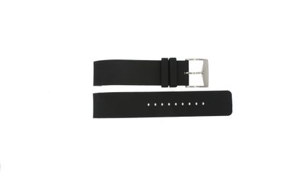 Horlogeband Michael Kors MK8040 / MK8055 Rubber Zwart 22mm