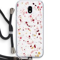 Terrazzo N°9: Samsung Galaxy J3 (2017) Transparant Hoesje met koord