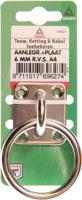 Aanlegring plaat 5mm rvs - Deltafix