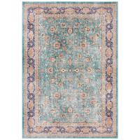 Vloerkleed Maschad - Turquoise 150x80cm - - Dekbed-Discounter.nl