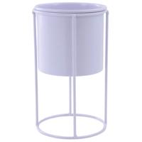 Housevitamin bloempot op standaard metaal lila 19 cm | 12 stuks