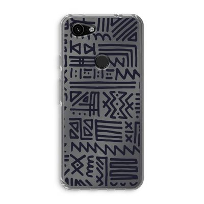 Marrakech print: Google Pixel 3a Transparant Hoesje