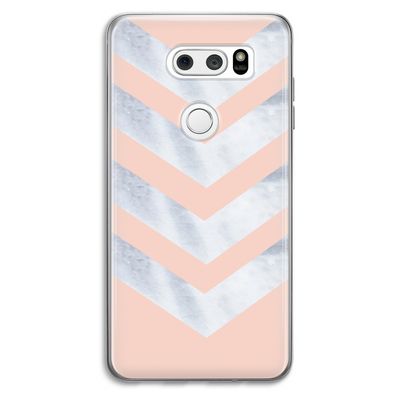 Marmeren pijlen: LG V30 Transparant Hoesje