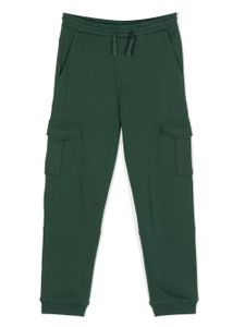 Stella McCartney Kids pantalon de jogging en coton à poches cargo - Vert