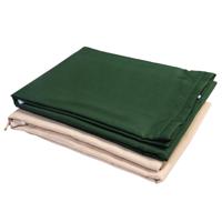 Zonnedak Vervangend Dak Dakhoes Dakzeil voor Schommelbank Tuinschommel Beige/Groen 196 x 110 cm
