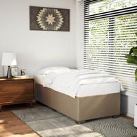 Bedframe kunstleer cappuccinokleurig 80x200 cm