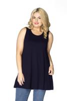 Yoek Top flare | Blauw | Maat 54/56