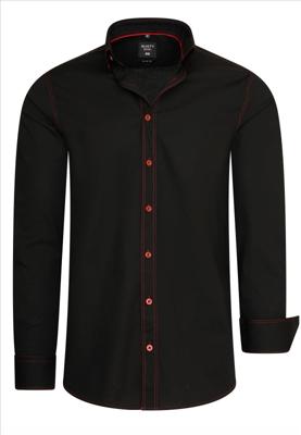Italian Style - Heren Overhemd - Zwart - Casual - Style-Italy
