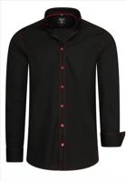 Italian Style - Heren Overhemd - Zwart - Casual - Style-Italy