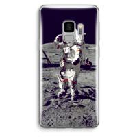 Spaceman: Samsung Galaxy S9 Transparant Hoesje - thumbnail