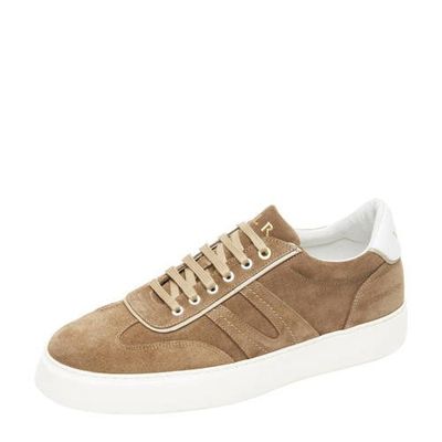 Van Lier Benito suède sneakers bruin