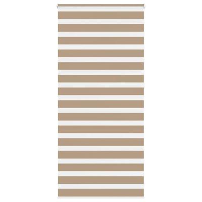Zebra Blind 115x230 cm stofbreedte 110,9 cm polyester zandbruin