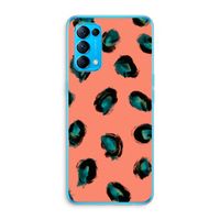 Pink Cheetah: Oppo Find X3 Lite Transparant Hoesje