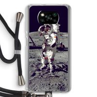 Spaceman: Xiaomi Poco X3 NFC Transparant Hoesje met koord