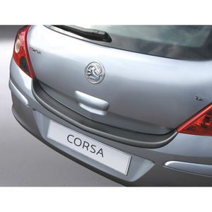 Bumper beschermer passend voor Opel Corsa D 3 deurs excl. VXR/GSi/OPC Zwart GRRBP235