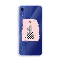 Zwart-wit cactus: Honor Play 8A Transparant Hoesje Zwart-wit cactus: Honor Play 8A Transparant Hoesje