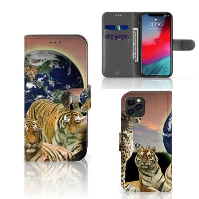 Apple iPhone 11 Pro | Telefoonhoesje | Met pasjeshouder | Roofdieren