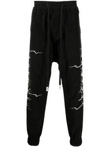 Haculla pantalon de jogging Fallen Angel imprimé - Noir