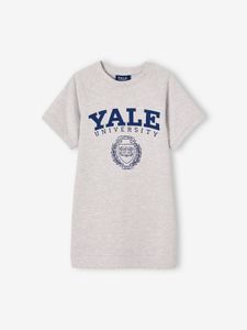 Meisjes sweatjurk Yale¨ gemêleerd grijs