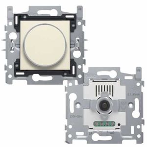 Niko draaidimmer voor systemen met 1-10V-stroomsturing incl. draaiknop creme