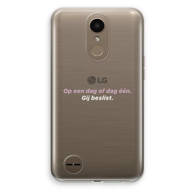 gij beslist: LG K10 (2017) Transparant Hoesje