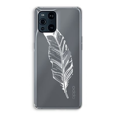 Pluim: Oppo Find X3 Pro Transparant Hoesje