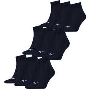 Puma Quarter Sokken Plain 9-pack Navy-47/49