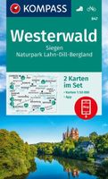 Wandelkaart 847 Westerwald | Kompass - thumbnail