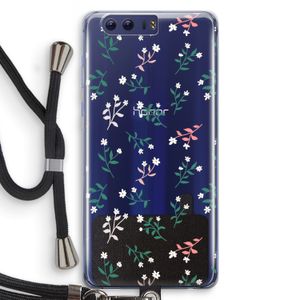 Small white flowers: Honor 9 Transparant Hoesje met koord