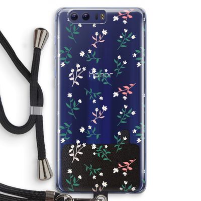 Small white flowers: Honor 9 Transparant Hoesje met koord