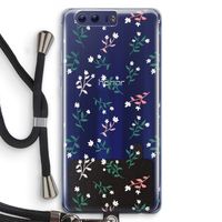 Small white flowers: Honor 9 Transparant Hoesje met koord