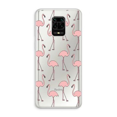 Anything Flamingoes: Xiaomi Redmi Note 10 Lite Transparant Hoesje